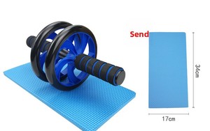 Rouleau d'exercice abdominal rouleau de roue de puissance d'exercice rouleau de roue ensemble de tapis fabricant Yoga roue ensemble - Product Image 5