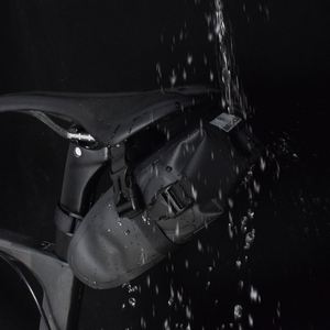 Bolsas de sillín de bicicleta impermeables de TPU Mountain Land Under Seat Paquete de bicicleta con bicicletas de carretera Pocket Cycling Essentials - Product Image 6