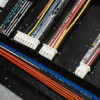 موصل تسخير الأسلاك الإلكترونية المخصص 10 20 30 40 50 PVC طول 2 9 دبوس مطلي القصدير التجمع