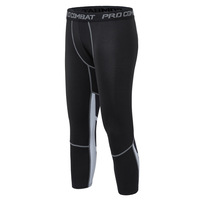 Survêtement par sublimation pantalon de compression personnalisé collants vierges hommes ensembles de vêtements d'entraînement de gym collants de sport de course pantalon