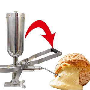 Nuova Macchina Manuale per Riempimento di Ciambelle e Churros da 5L, Iniettore Portatile in Acciaio Inox 304 per Crema e Marmellata, per Pane/Torte - Product Image 2