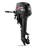 Moteur hors-bord Hidea approuvé 20 CV 2 temps avec arbre en acier noir long – Offre Spéciale