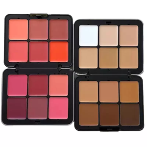 Palette de 12 teintes de blush crème et correcteur de teint, logo personnalisé, maquillage longue tenue et waterproof pour le visage, marque privée, vente en gros - Product Image 3