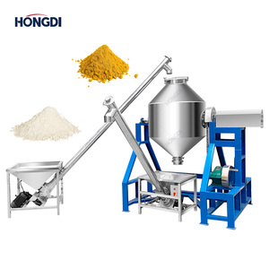 Moteur de vis sans fin mélangeur à double cône grande capacité personnalisé pour le traitement chimique – Mélange automatique haute efficacité - Product Image 1