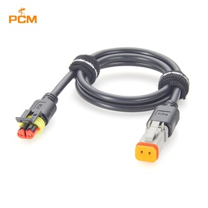 Kabel Otomotif Tahan Air 2Pin Deutsch DT06-2S Female ke TE AMP Superseal 2 Way 282080-1 untuk Otomasi Industri - Product Image 1