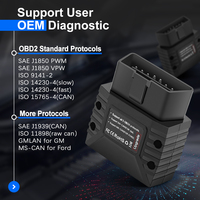 Vgate-herramienta de diagnóstico de coche vLinker MC +, escáner OBD2 inalámbrico 4,0, compatible con protocolos OBDII para Android e IOS