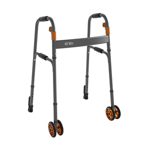ENSU Ancianos Médico Cuidado en el hogar Adulto Aluminio Un clic Andador Rueda delantera Ligero Plegable Rollator <span class=keywords><strong>Walker</strong></span> - Product Image 1