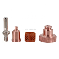 LC105 W03X0893 Copper Torch Parts Plasma Cutting Electrode Nozzle Shield Swirl Ring and Retaining Cap