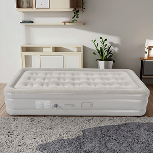 Colchón de Aire Individual para Camping al Aire Libre con Diseño Compacto Bomba Incorporada Montaje Rápido Comodidad para Dormir Pulgadas para Muebles de Dormitorio 21 - Product Image 1