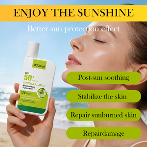 Protector Solar Facial y Corporal con Óxido <span class=keywords><strong>de</strong></span> <span class=keywords><strong>Zinc</strong></span>, Resistente al Agua por 80 Minutos, con Centella Asiática, Ideal para Viajes, FPS 50+ - Product Image 4