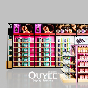 Présentoir mural pour perruques Mannequin, présentoir pour cheveux, présentoir pour perruques de salon de détail, étagères de vitrine - Product Image 5