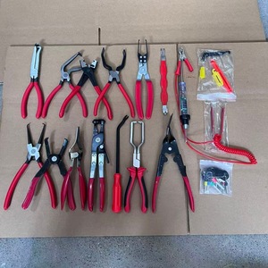 Juego de alicates para reparación automotriz Plowing, 14 piezas, acero laminado en frío, cuchillas de acero con alto contenido de carbono para la industria de reparación de automóviles - Product Image 4