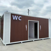 Toilettes mobiles extérieures, douche et toilettes portables, salle de bain mobile préfabriquée, WC portable, toilettes mobiles