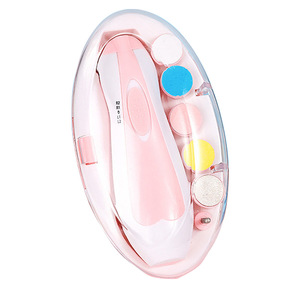 Infant <b>Electric</b> Nail Grinder 6 In 1 Manicure <b>Kit</b> With Case For Baby Nail Care - Product Image 3