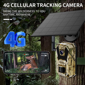 Caméra de chasse solaire 4G avec vision nocturne infrarouge 940 nm HD 2.7K 14MP pour l'<span class=keywords><strong>observation</strong></span> des <span class=keywords><strong>animaux</strong></span> en extérieur et diffusion en direct via application cloud - Product Image 2