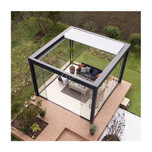 <span class=keywords><strong>Pergola</strong></span> de jardin extérieure automatique bioclimatica <span class=keywords><strong>2x3</strong></span> motorisée pliante électrique toit à persiennes entièrement rétractable <span class=keywords><strong>pergola</strong></span> en aluminium avec led - Product Image 3