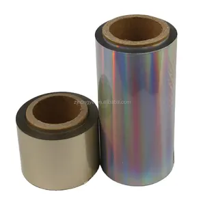 Metallische Kaltfolie für Siebdruck Gold-Silber-Laserfolie holografische Lattenfolie für Papier
