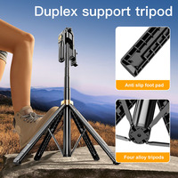 Trépieds à selfie CL11P 1,8 mètre Suivi humanoïde Rotation à 360° Télécommande Caméra portable PTZ Bâton à selfie