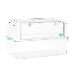 Gabbia per Criceti Trasparente Extra Large in Acrilico, Lussuosa Villa Spaziosa per Piccoli Animali, Recinto per Criceti Siriani - Vendita all'Ingrosso - Product Image 6