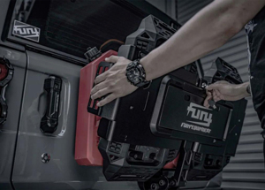 Fury 2018 + JL-Accesorios de aleación de aluminio para portón trasero, kit de soporte de placa de matrícula para Jeep wrangler - Product Image 3