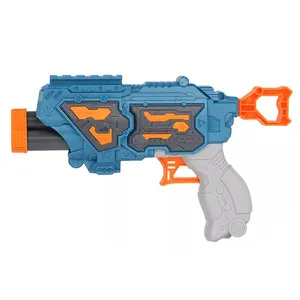 熊猫OEM & ODM热卖软子弹玩具枪多设备枪安全射击游戏蓝枪2尺寸室内户外玩具