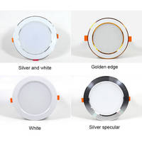 Spot led carré d'intérieur, panneau lumineux encastré monté en Surface, plafonnier LED 3W blanc, éclairage corporel