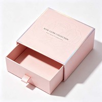 Boîte à tiroir en carton imprimé coloré, emballage cadeau, boîtes rigides, boîte à tiroir cadeau personnalisée