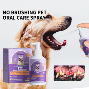 Yegbong Spray orali per la pulizia dei denti di cane e gatto e l'alito fresco deodorante bocca per animali domestici Spray per la pulizia - Product Image 2