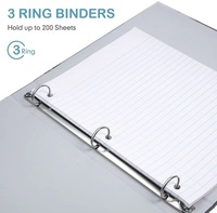 Lot de 4 porte-documents A4 avec clip, tableau d'écriture et séparateurs en carton pour bureau et école