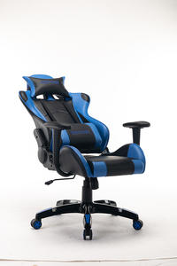 <span class=keywords><strong>Chaise</strong></span> de jeu Sillas <span class=keywords><strong>Chaise</strong></span> de jeu <span class=keywords><strong>Dxracer</strong></span> à dossier haut en cuir PU bleu pour joueur - Product Image 3