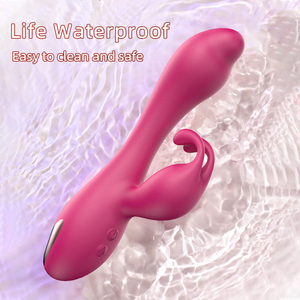 Vibrador Conejo con 12 Frecuencias, Recargable por USB e Impermeable, Sin Látex, para Estimulación del Punto G, Clítoris y Vaginal - Para Mujeres - Product Image 3