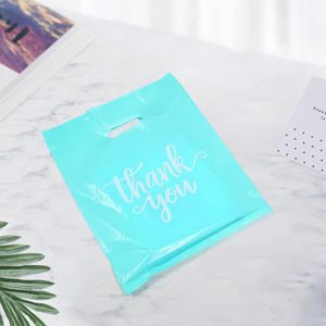 <b>Large</b> Thank You <b>Bags</b> 12x15In Plastic Shopping <b>Bags</b> for Boutique <b>Gift</b> Retail - Product Image 3