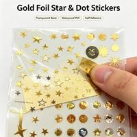 Autocollants en PVC transparent OEM, autocollants découpés à la forme avec feuille d'or métallique, autocollants adhésifs pour la décoration des emballages