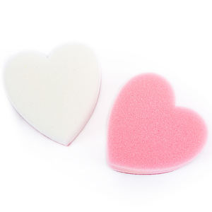 Épurateur d'éponge de lavage de vaisselle anti-rayures en forme de coeur pour le nettoyage de la cuisine - Product Image 4