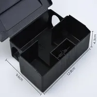 Station d'appât pour rongeurs, contrôle des nuisibles, station d'appât pour rats en plastique PVC, boîte à pièges à rats verrouillable avec clé