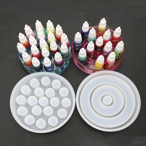 DM593 Hộp Đựng Son Môi Hình Tròn Khuôn Silicon Khay Xếp Màu Tự Làm Thủ Công Khuôn Nhựa Thủ Công Nghệ Thuật - Product Image 1