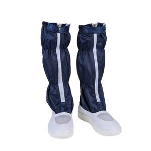 PU Comfortabele Zool Mesh Bovenste Anti-Statische Hoge Kuit Laarzen Stofvrije Schone Werkschoenen - Product Image 1