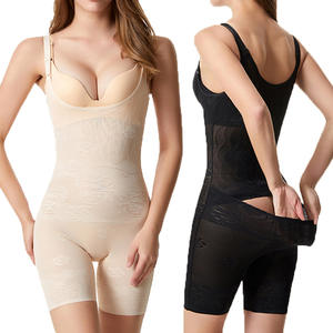 Esquina plana Estilo <span class=keywords><strong>de</strong></span> espalda Fajas Traje adelgazante <span class=keywords><strong>de</strong></span> una pieza Vientre <span class=keywords><strong>de</strong></span> mujer Cinching Cintura Cinching Body Shaping Corsé sin costuras - Product Image 1