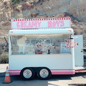 Remolque OEM Personalizado para Comida, Carrito de Helados, Totalmente Equipado, Acero Inoxidable de Alta Calidad - Product Image 1