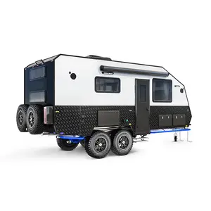 Travel Trailers Caravan 17ft Camper Trailer Manufacturers China 5 Passengers 4x4 Rv Camper Luxury Travel Trailers