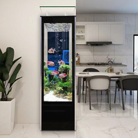 Aquarium rectangulaire en verre pour eau de mer durable de 500 L avec accessoires, garantie 1 an, 110-240 V