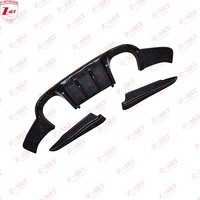 Z-ART 2009-2012 E90 diffuseur arrière en Fiber de carbone sec pour BMW M3 lèvre arrière en Fiber de carbone pour BMW E90 M3 Kit de carrosserie de becquet de lèvre de queue