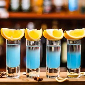 Customized Personalized Logo Bulk 1.5oz <b>Tequila</b> Whiskey Shot <b>Glasses</b> <b>Glass</b> with Silk Printed Logo American Style Wedding - Product Image 4