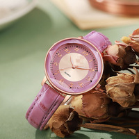 Nouvelle montre pour femme simple et tout-en-un avec bracelet fin et grand cadran, montre à quartz pour femme
