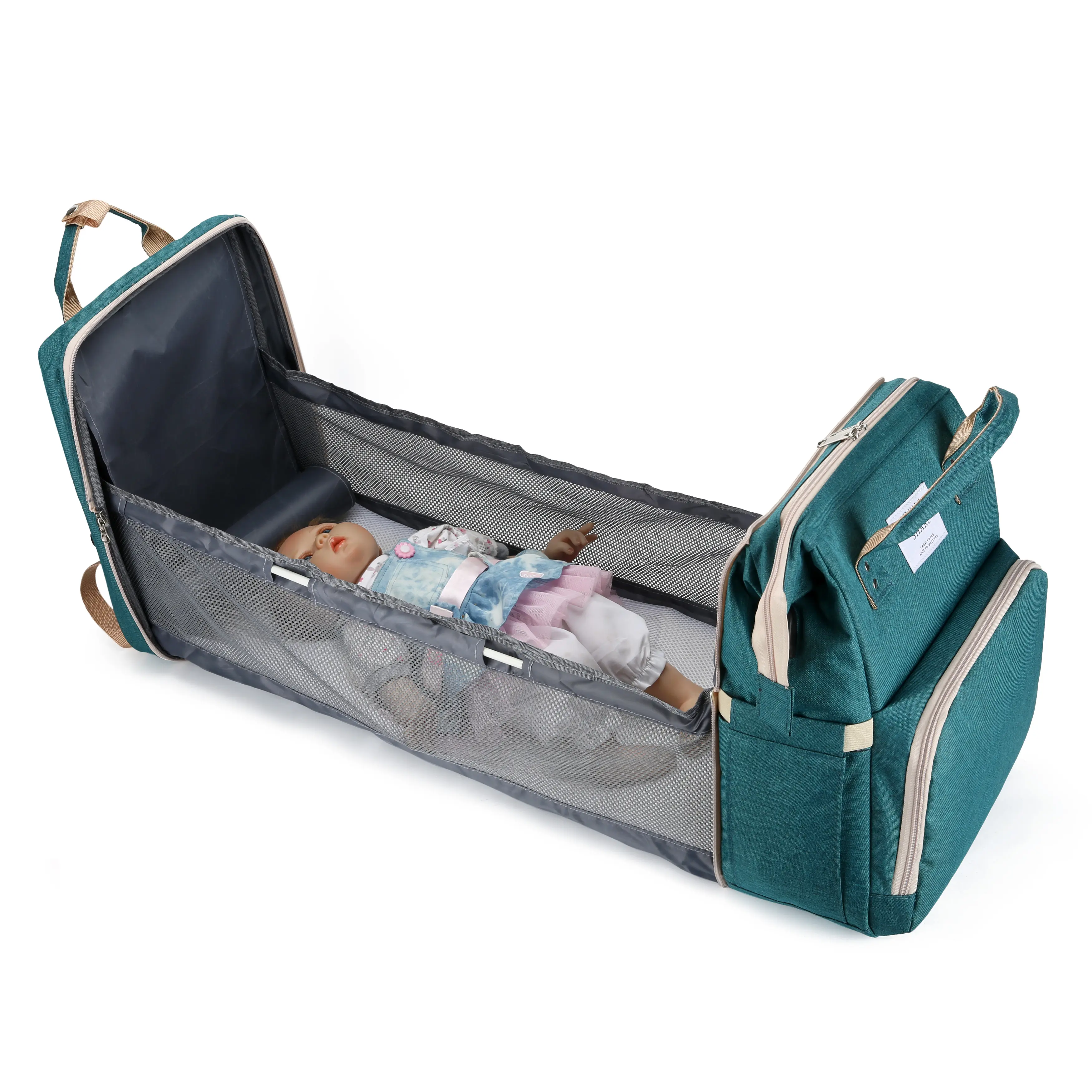 Wholesale Baby Diaper Bag Large Capacity Travel Mummy Bag Diaper Backpack Custom Baby Boy Diaper Bag For Mom Baby Care