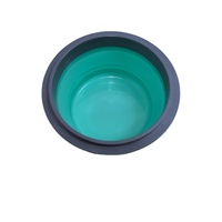 Boîtes à lunch Bento en silicone pour le stockage des aliments en Offre Spéciale rond écologique Récipient de stockage des aliments pliable résistant à la chaleur
