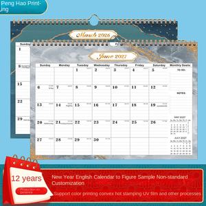 Calendrier vertical du Nouvel An 2024, plusieurs jours fériés nationaux, couverture rigide, 100 cm, <span class=keywords><strong>livre</strong></span> YOCircle pour vente chaude - Product Image 2