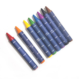 Crayones de Cera de 8 Colores de la Marca De Couleurs Art Supplies, Crayones Redondos No Tóxicos en Caja de Colores - Product Image 6