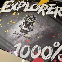 2026 Baby Three Explorer 1000% Grande poupée en PVC Boîte mystère surprise Ornements de décoration de chambre Cadeau de vacances surprise Échelle 1/12