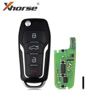Llave Inteligente para Automóvil, Control Remoto, Repuesto y Programación de Llaves de Vehículo, Chip Xhorse XEFO01EN VVDI Super para Ford